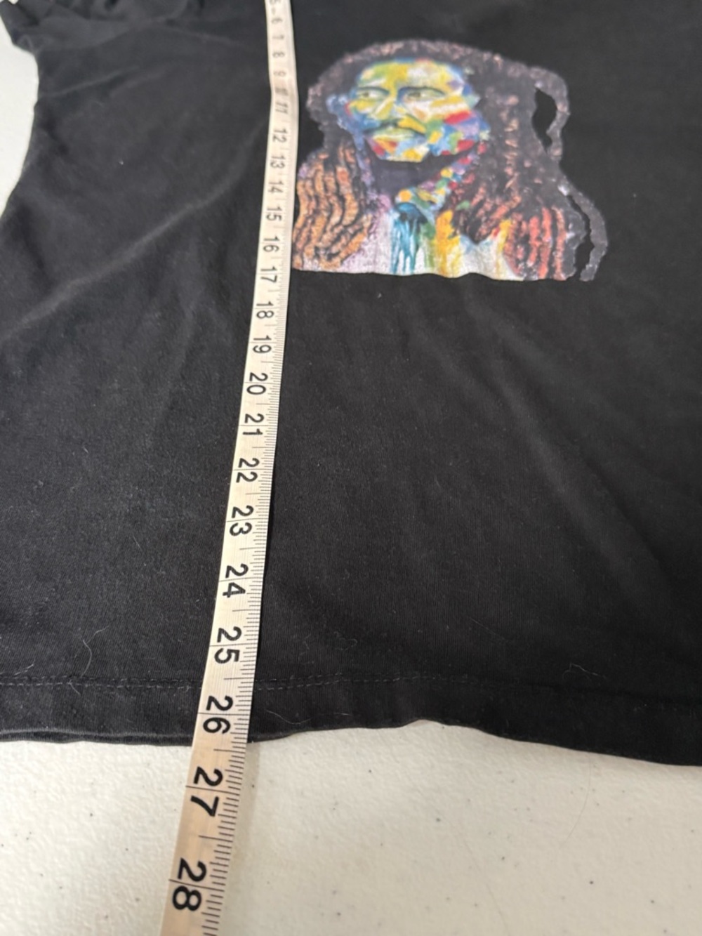 Reggae Culture T-shirt Bob Marley Artist Rendition Unisex Black Caribbean Vibes - Picture 7 of 7